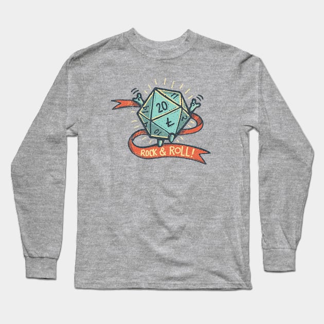 Rock and Rollplay Long Sleeve T-Shirt by Walmazan